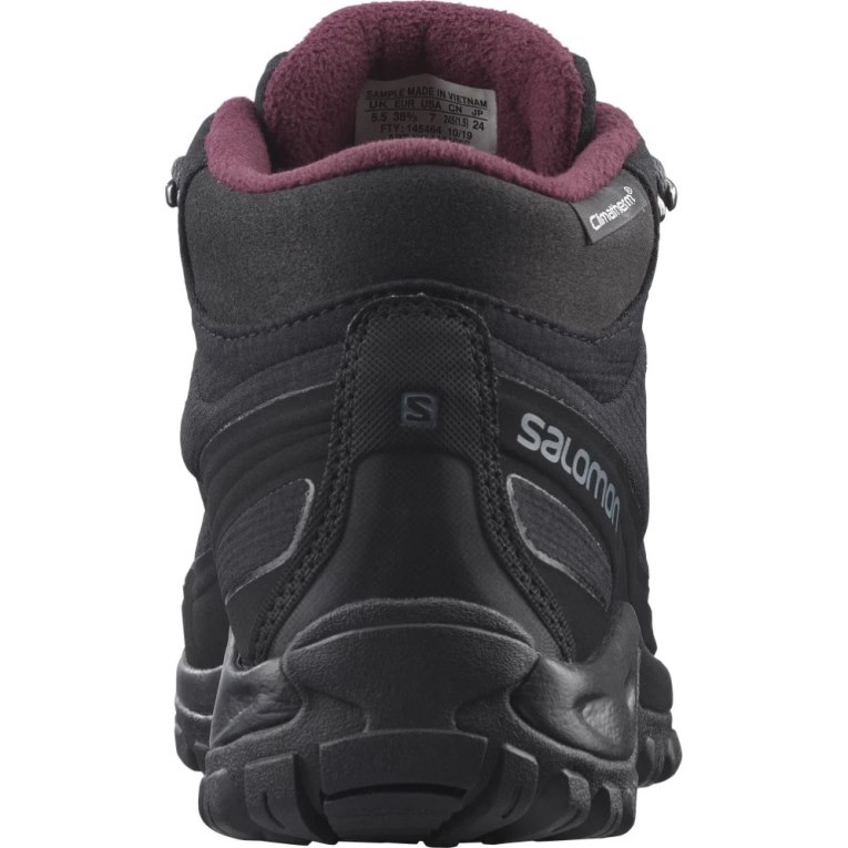 Black Salomon Shelter CSWP Women's Winter Boots | PH 95471J